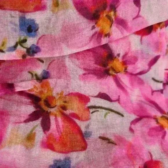 Endless Rose Pink Floral Large Multi-Tiered Ruffle Mini Skirt for Spring Summer - Picture 10 of 13